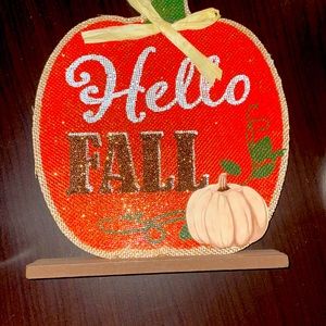 Hello Fall. Pumpkin.